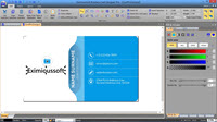 Main interface of Business Card Designer Pro