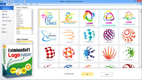 Logo creation - Main Interface of Logo Designer