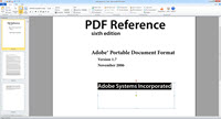 Editing text using PDF Editor
